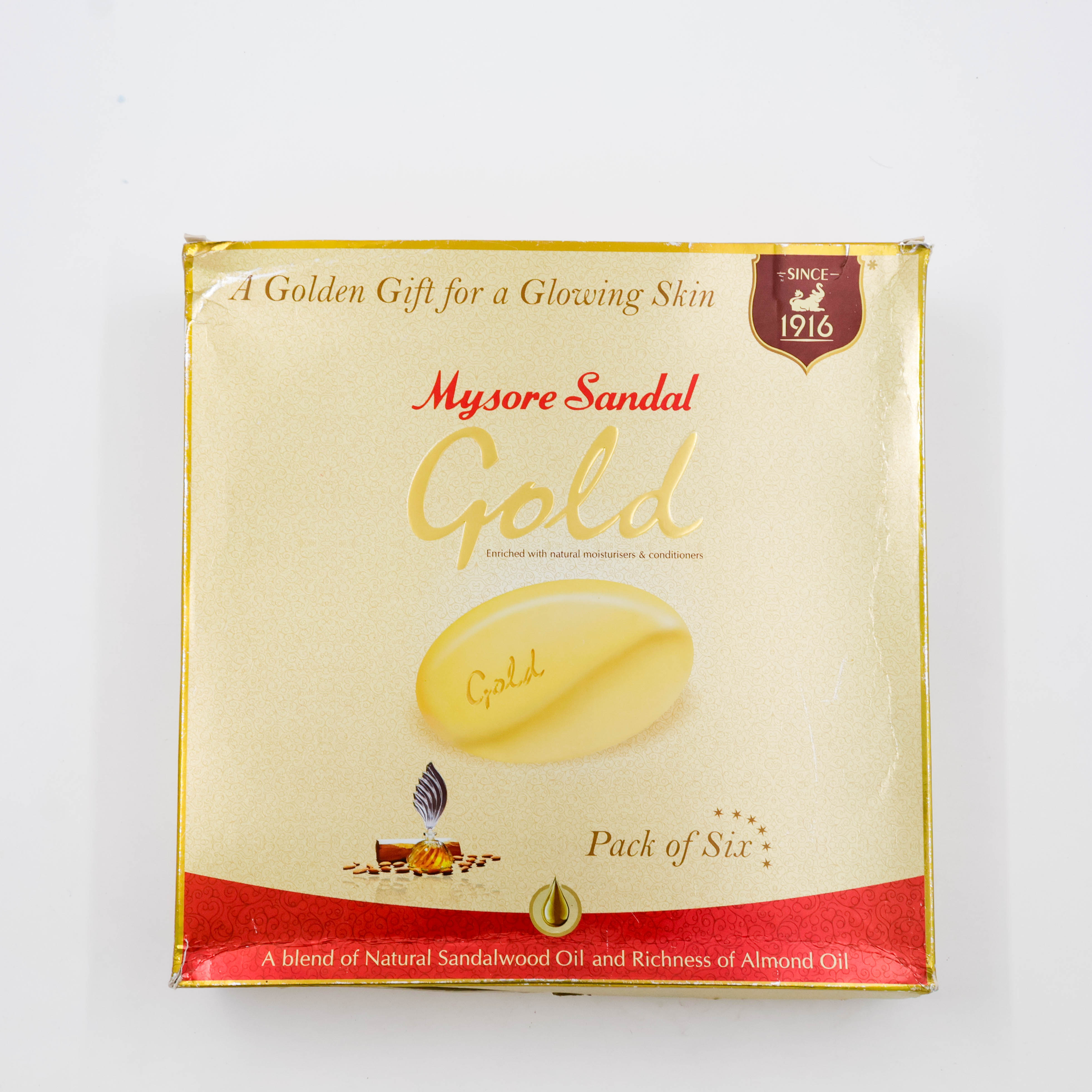 Mysore Sandal Soap gold Sixer 750 g